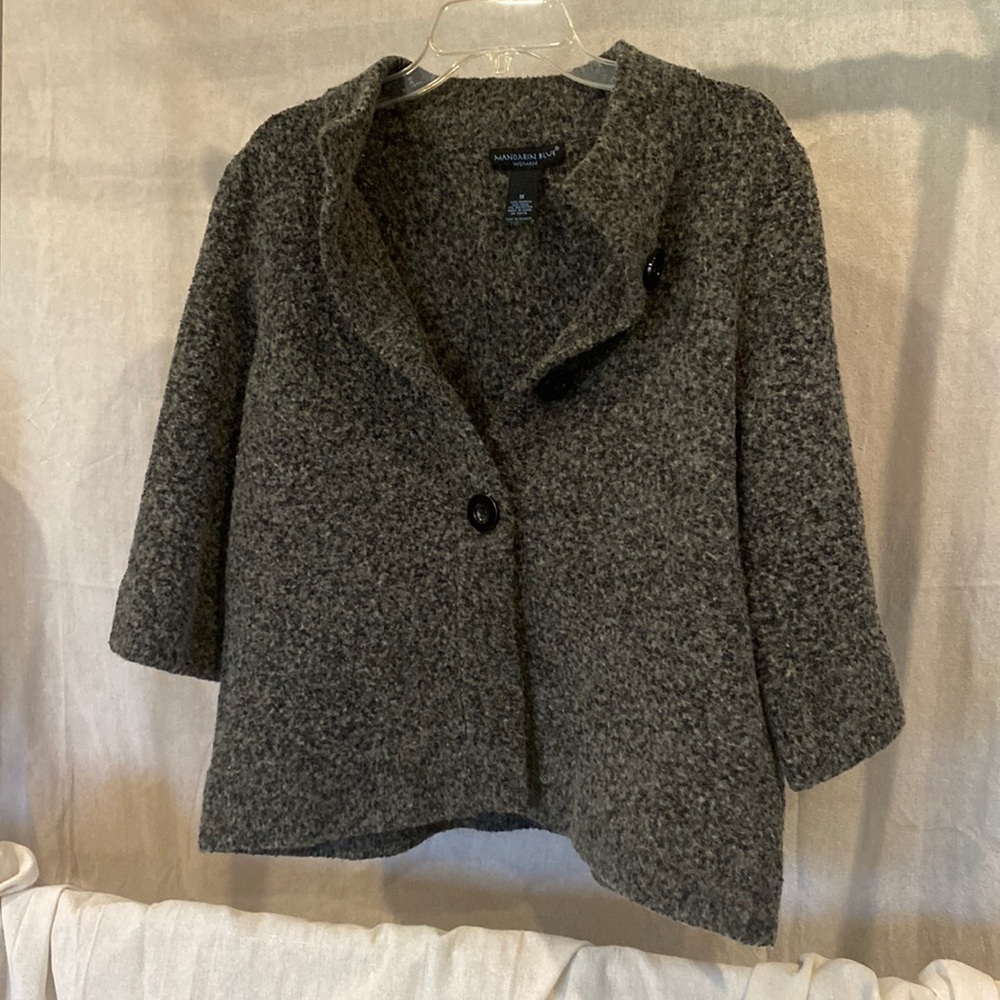 Blackish grayish dress jacket